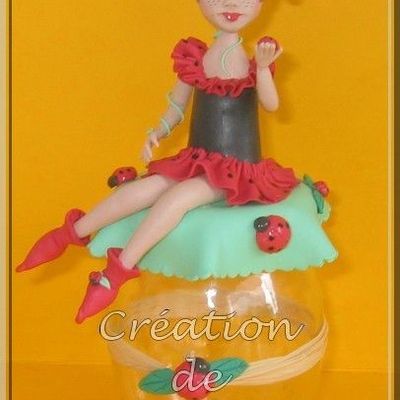 Pot décoré Ladybug