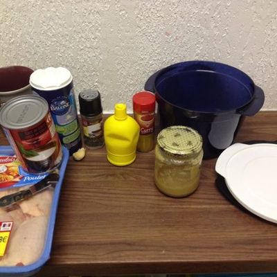 Poulet aux arachides au Microcook  