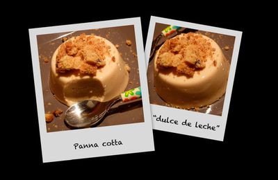 Panna cotta "dulce de leche"