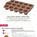 Fiche produit: Moule à mini muffin en silicone 