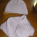 SNOOD ET BONNET pour le grand froid Grenoblois !!!