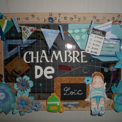 décor pour la porte des chambres enfants
