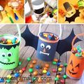 ✄ Seaux à bonbons Récup d’Halloween / DIY Trick-or-Treat Buckets ✄