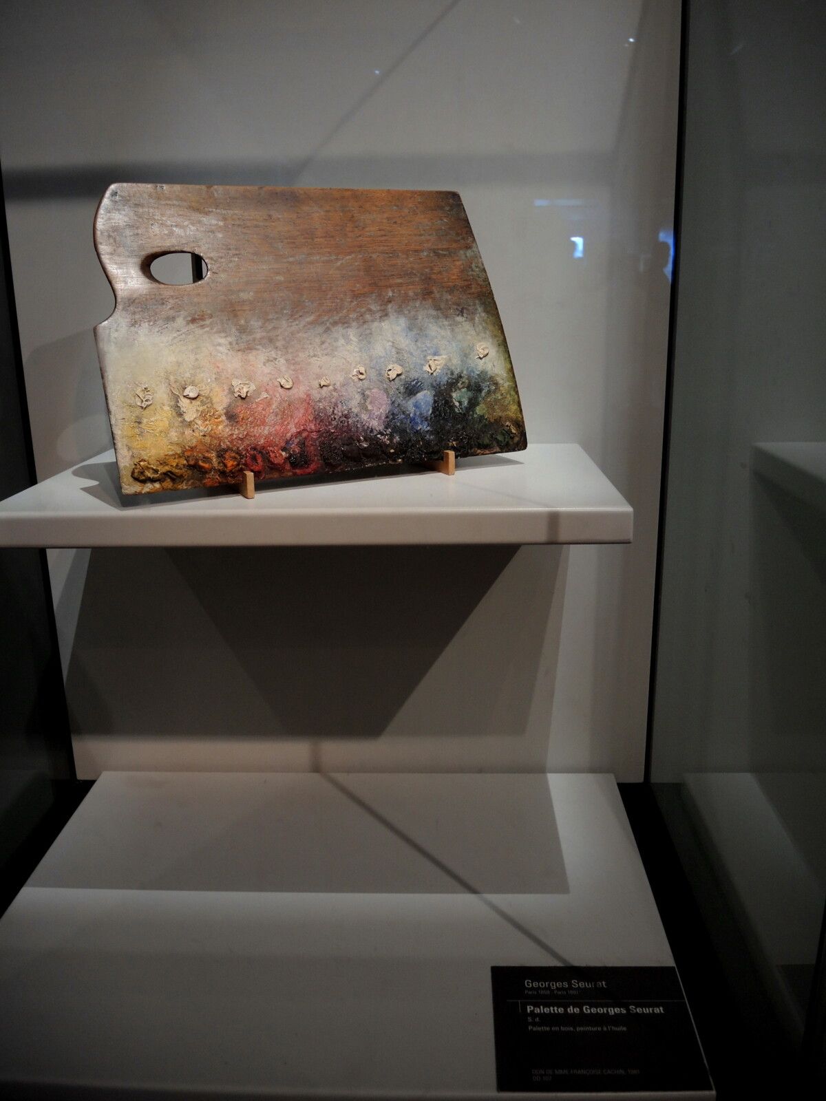 Paris, musée d'Orsay, palette de Georges Seurat  (75)