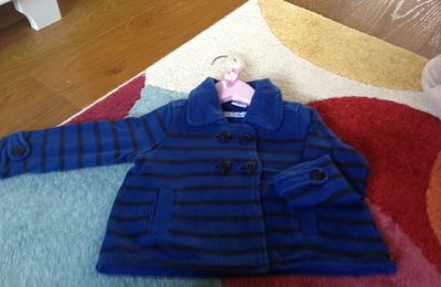 Veste marinière Petit Bateau