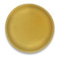 A rare yellow-glazed dish, Wanli six-character mark and of the period