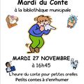 Les mardis du conte à Pont-du-Fossé "Le 27 Novembre 2012" 