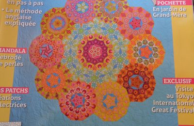 Magazine patchwork et broderie ruban