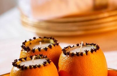 DIY récup' : les oranges photophores 