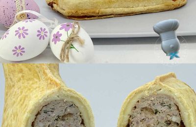 Pâté de Pâques en croûte agneau menthe