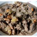 Foies de volaille à la moutarde et à la crème ( Cookéo )