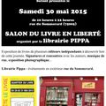 Histoire & Histoires sera présente lors du Salon du Livre en Liberté - samedi 30 mai 2015 - rue du Sommerard (75005)