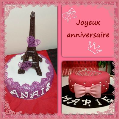 Pour les anniversaires de deux jeunes filles !