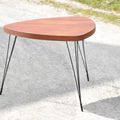 TABLE BASSE TRIPODE , PIEDS EIFFEL , ANNEES 50 .