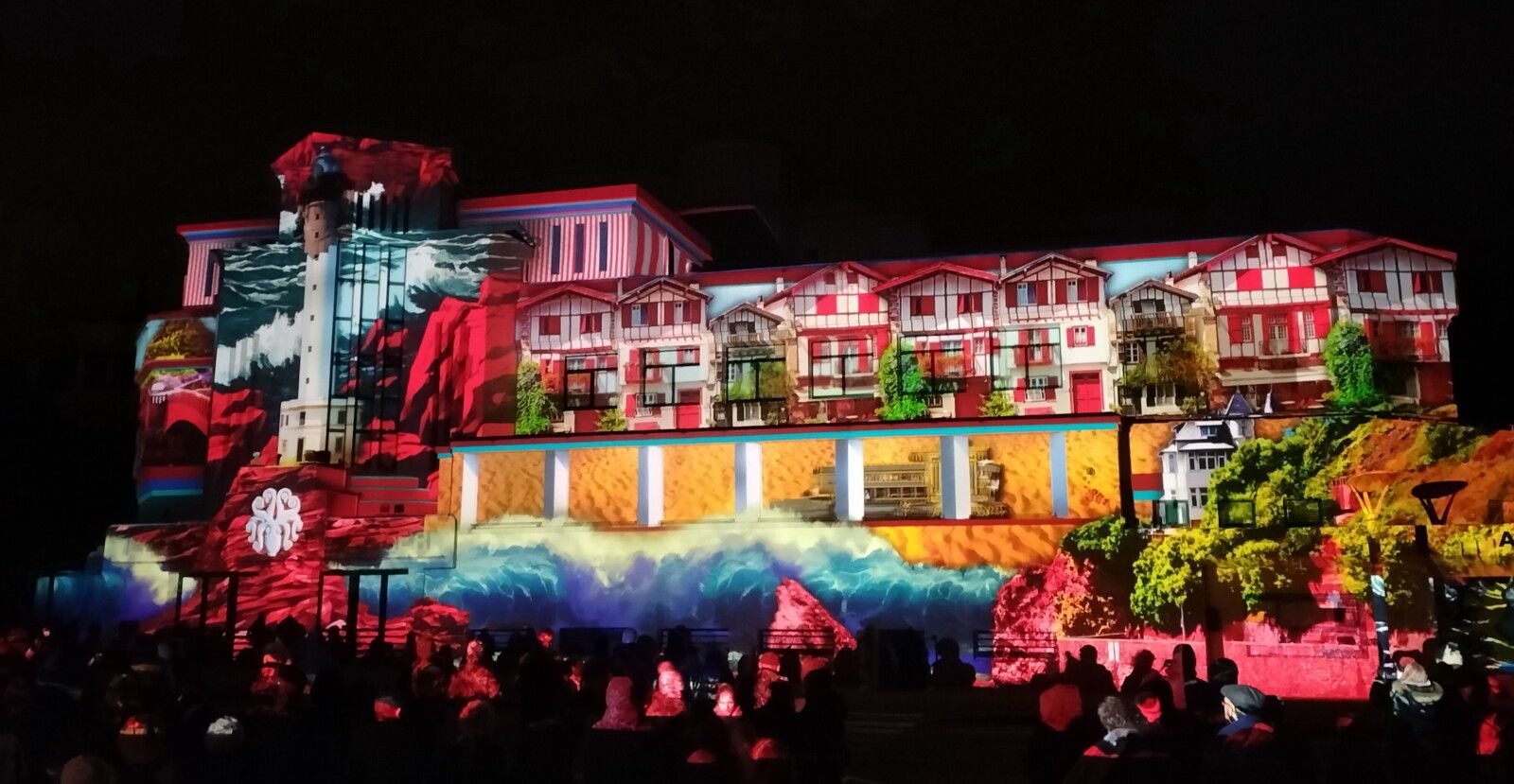 Biarritz, Biarritz en lumière 2024, L'Aquarium, Olentzero et les lumières du monde, Pays Basque (64)