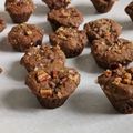 Mini-gâteaux aux noix de pécan, cacao et sarrasin (sans gluten)