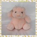 Doudou Peluche Cochon Rose Caress Eurokid Russ Berrie