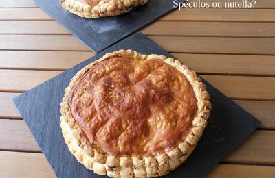 GALETTE DES ROIS FRANGIPANE ORANGE NUTELLA OU SPECULOS