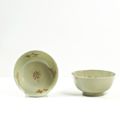Paire de bols en porcelaine émaillée céladon, Chine, Époque Kangxi (1662-1722)