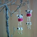 Boucles d'Oreilles Vaches