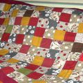 réf: pl2plaid en patchwork pour un lit