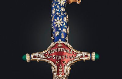 The Hilt of the State Sword of Maharaja Jagatjit Singh of Kapurthala (1872-1949), North India, circa 1900