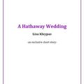 A Hathaway wedding