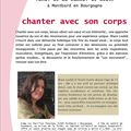 stage "chanter avec son corps", en Bourgogne