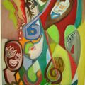 RENDEZ- VOUS (huile, 50x100)    340 euros