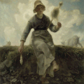 La fileuse de Jean-François Millet