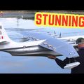 Un des plus gros hydravion jamais construit : le Saunders-Roe Princess.
