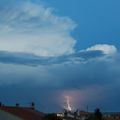 Mes premières photos d'orage le 27 juin dernier à Marseillan