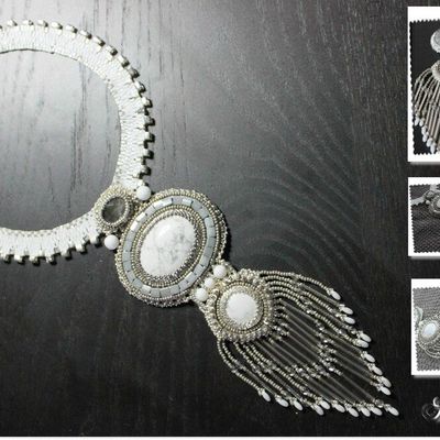 collier blanc