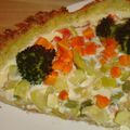 Quiche toute légère, 100% légumes, une pâte qui change !