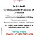 Jean-Luc Mélenchon terminera la campagne du premier tour… avec un apéro !