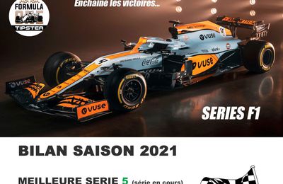 BILAN saison 2021 Series F1 ROI +9.6% ROC +1.36U