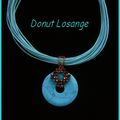 Pendentif Donut Losange