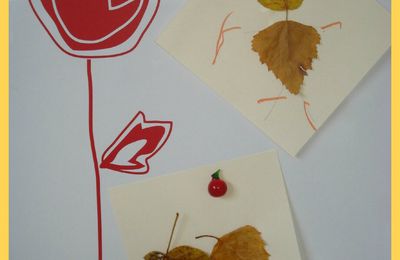 Mercredi créatif: personnages en feuilles d'automne