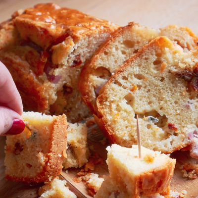 🍞 Cake salé : jambon, tomates séchées et gorgonzola 