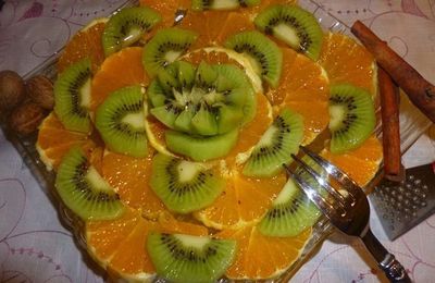 Salade vitaminée d’Orange et Kiwi