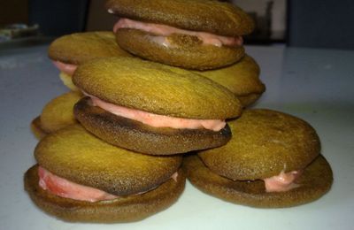 Whoopie pies fraise et banane 