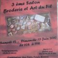 le salon  Broderie et Art du Fil  ISSOUDUN