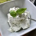 Tartinade de chèvre au basilic 