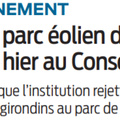 Projet de parc éolien de Maransin