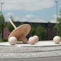 Rond-point à Arlesheim (Suisse)