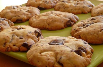 Délicieux Cookies au chocolat Noir&Blanc