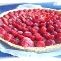 Tarte aux fraises et sa crème pâtissière à la fraise : la totale fraises !