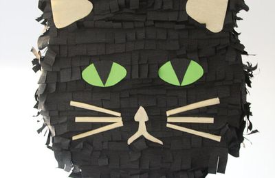 DIY d'Halloween : la piñata chat noir (+ conseils gain de temps)