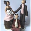 FIGURINES DE MARIAGE: FAMILLE