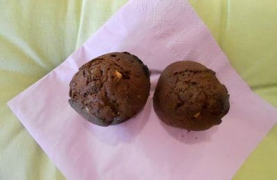 Muffins moelleux aux trois chocolats